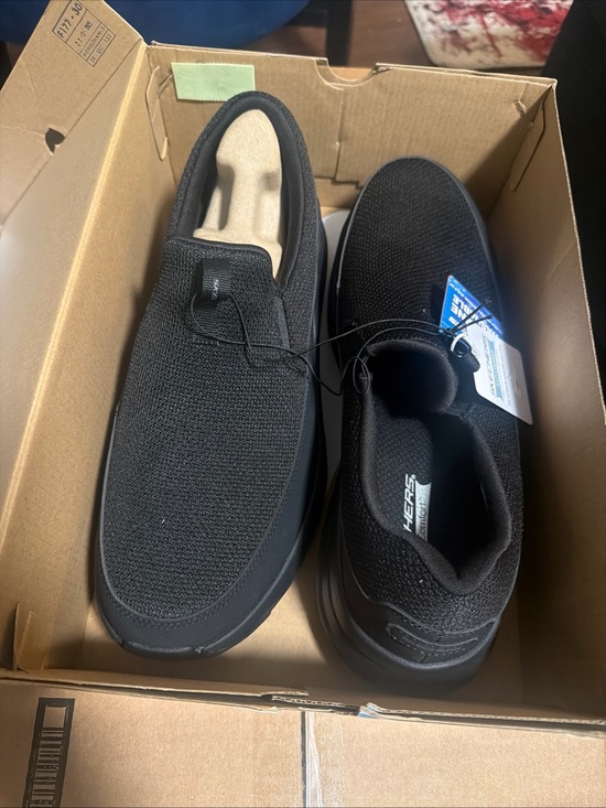 Skechers Other - Skechers Arch Comfort Flex Mens Black Slip On Walking Shoes 66751S Size 13